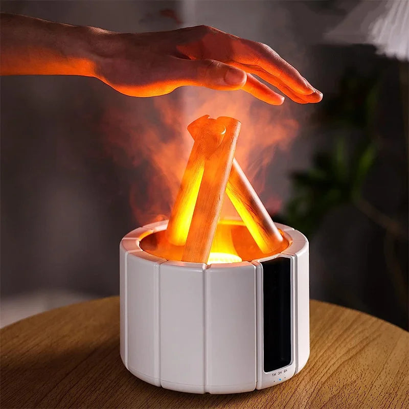 EmberGlow Bonfire Flame Night Diffuser